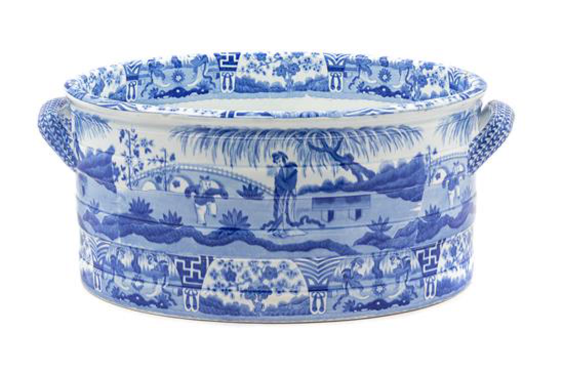 A Spode Ironstone Basin Width over handles 18 1/2 (1 of 1)