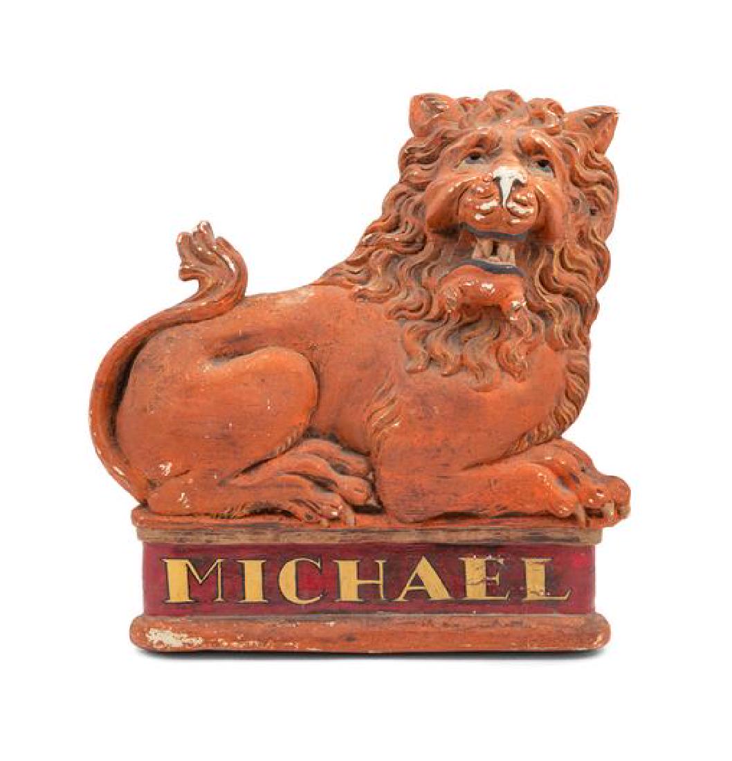 An English Terracotta Trade Sign Height 17 inches. (1 of 3)