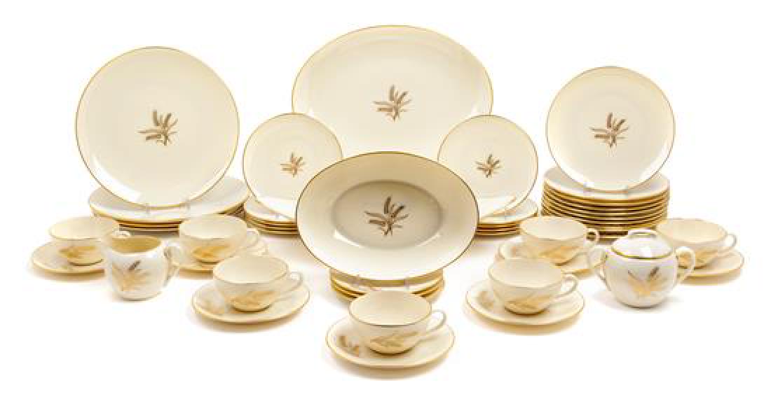 A Lenox Porcelain Dinner Service for Ten Diameter of (1 of 2)