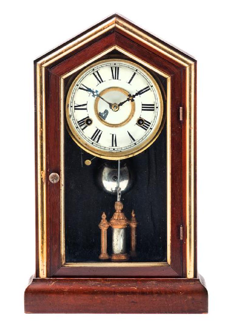 A Jerome Mantle Clock Height 17 1/2 inches overall. (1 of 3)