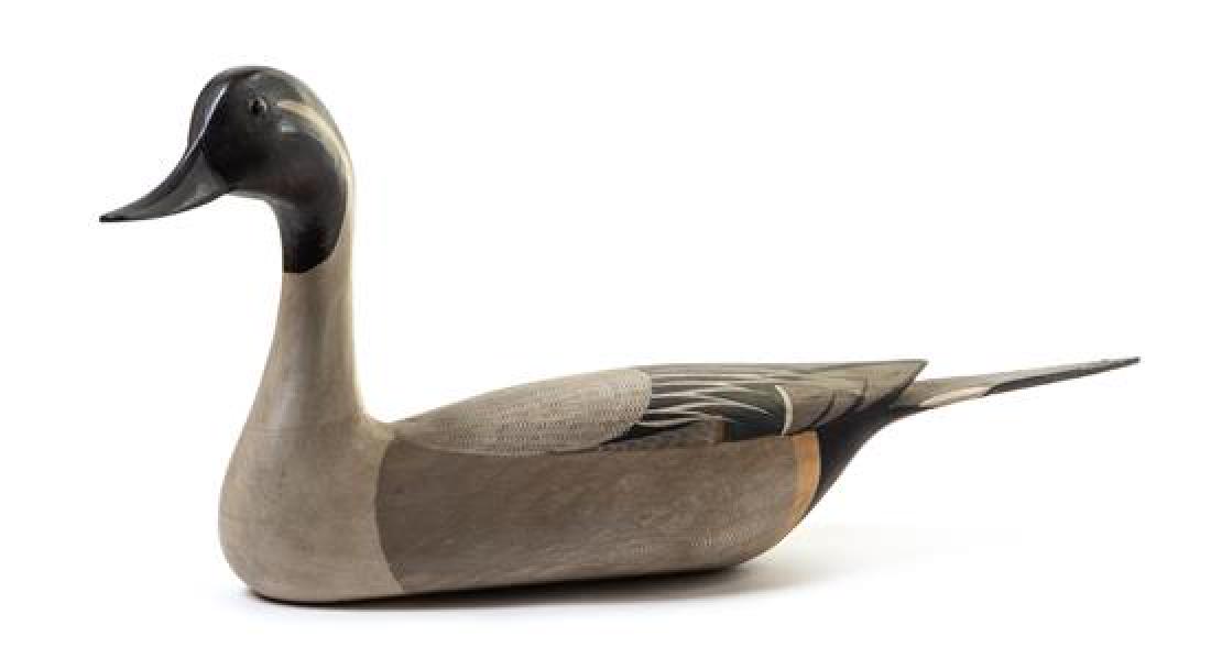 * A Carved and Polychrome Decorated Duck Decoy Length (1 of 1)