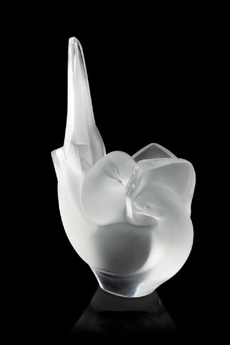 * A Lalique Sylvie Vase Height 8 1/8 inches. (1 of 1)