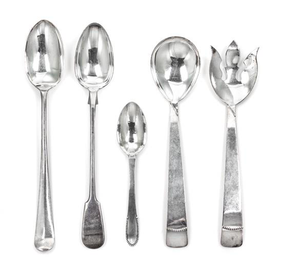 Five Danish Silver Articles, Georg Jensen Length of (1 of 1)