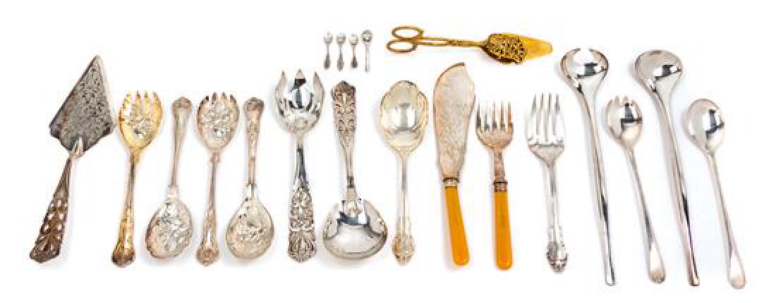 A Group of Silver and Silver-Plate Articles Height 11 (1 of 2)