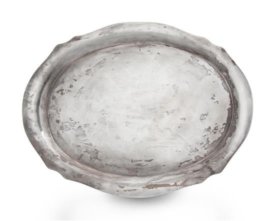 A Mexican Silver Tray, C. Zurita, Mexico City, Mid-20th (1 of 2)