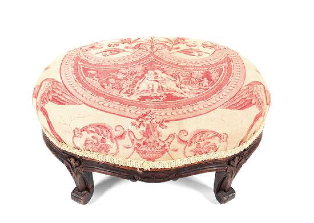 * A Louis XV Style Foot Stool Height 7 inches. (1 of 2)