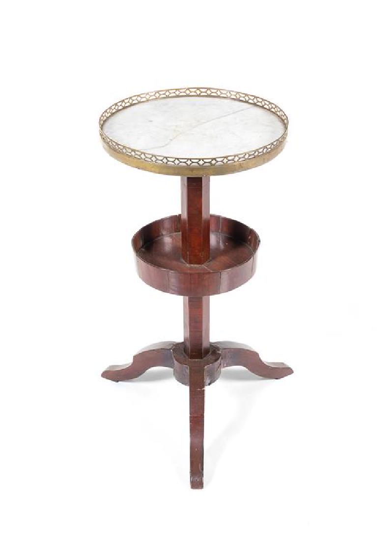 * A Louis XVI Style Mahogany Pedestal Table Height 25 (1 of 1)