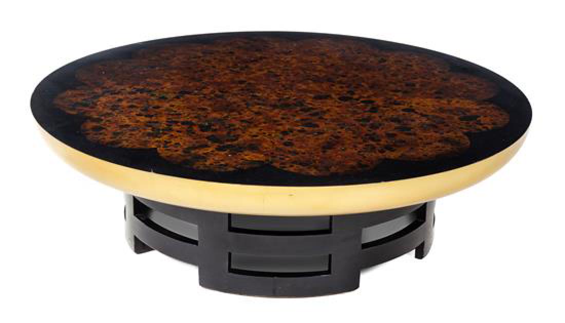 Kittinger, USA, c. 1970s, round coffee table (1 of 2)