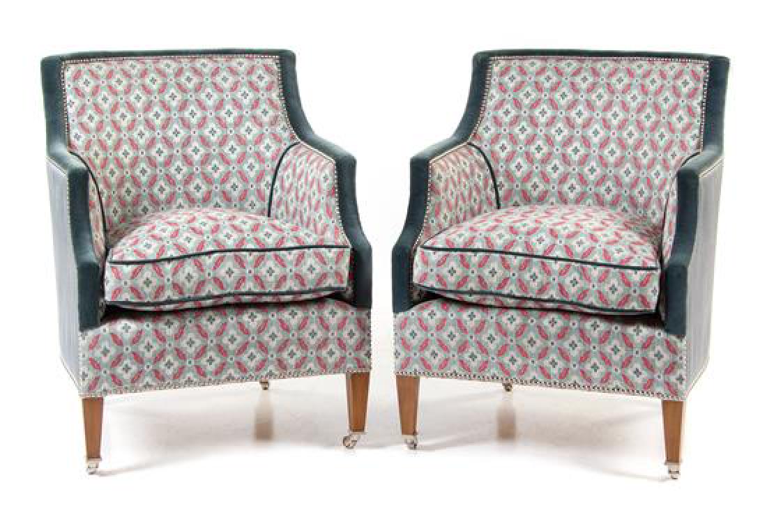 A Pair of Palmer Armchairs, William Yeoward Height 32 (1 of 1)