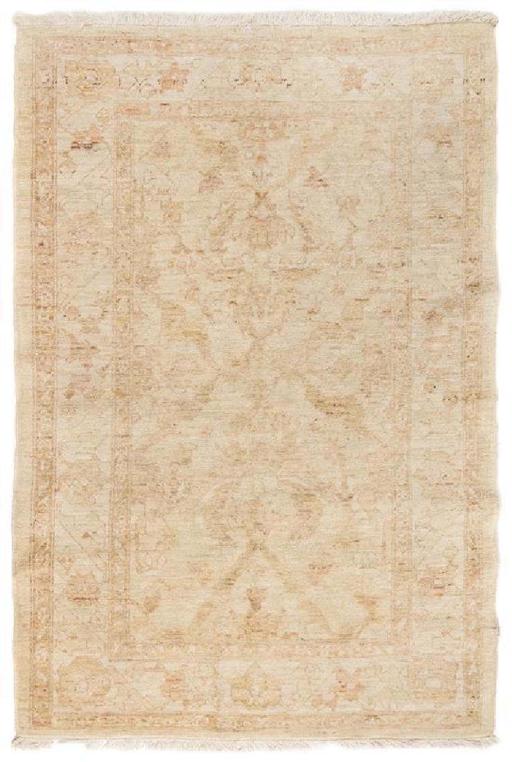 An Indo-Persian Wool Rug 5 feet 10 1/2 inches x 4 feet (1 of 1)