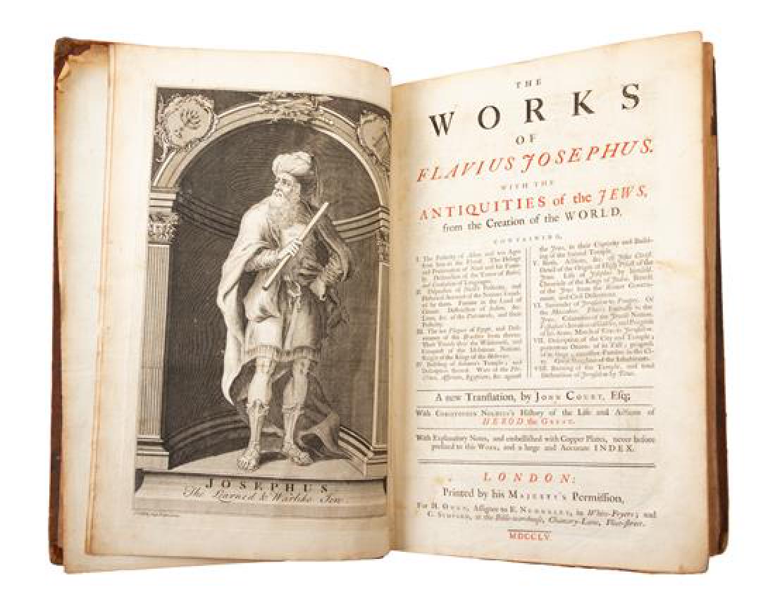 Josephus, Flavius. The Works. London, 1760. (1 of 2)
