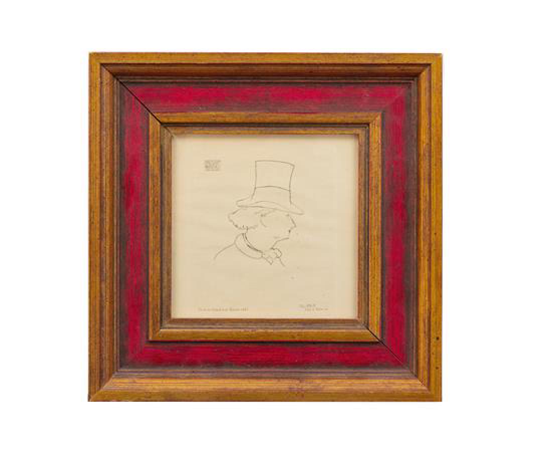 After Edouard Manet, (French, 1832-1883), Portrait of a (1 of 2)