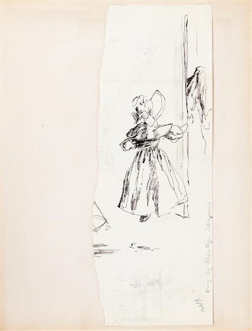 Dorothea Tanning, (American, 1910-2012), Sketches, c. (1 of 2)