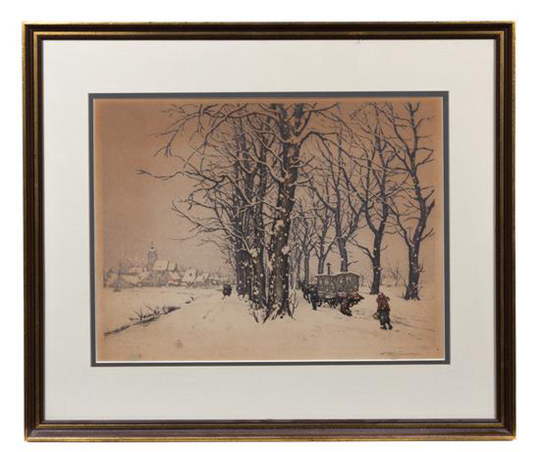 Tavik Frantisek Simon, (Czech, 1877-1942), Winter Tree (1 of 1)