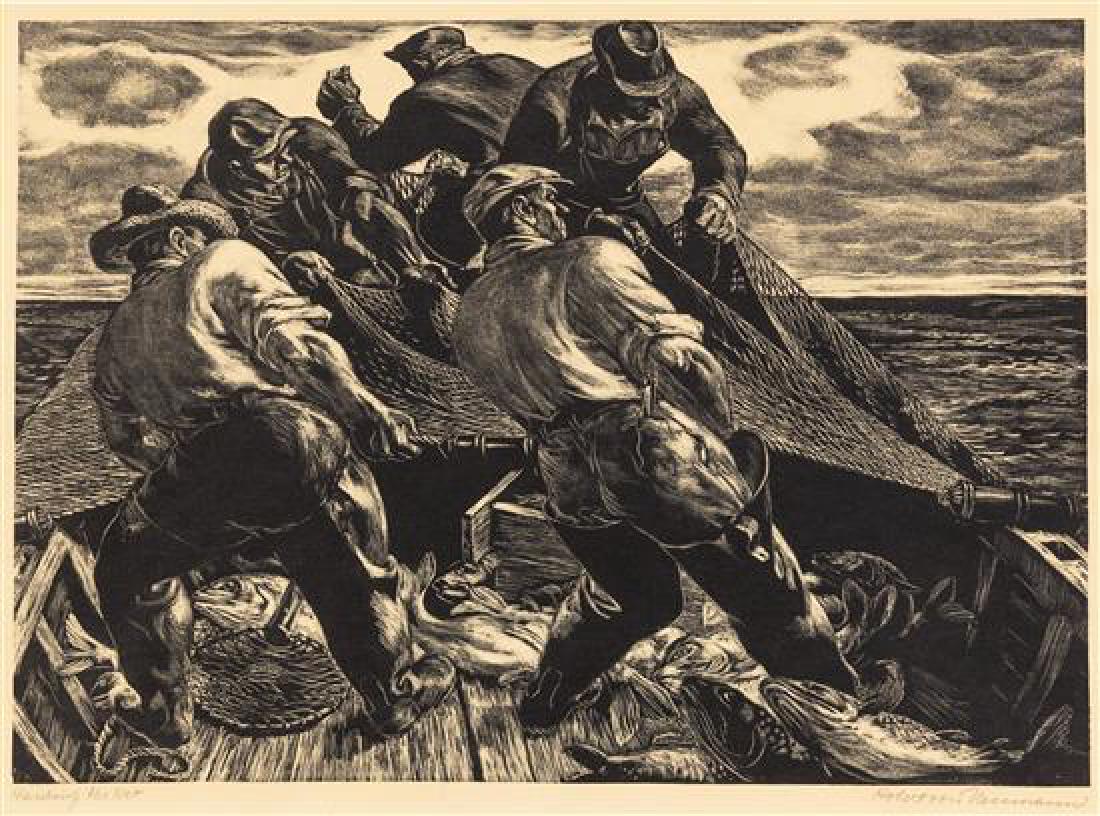 Robert Von Neumann, (American, 1888-1976), Hauling the (1 of 1)