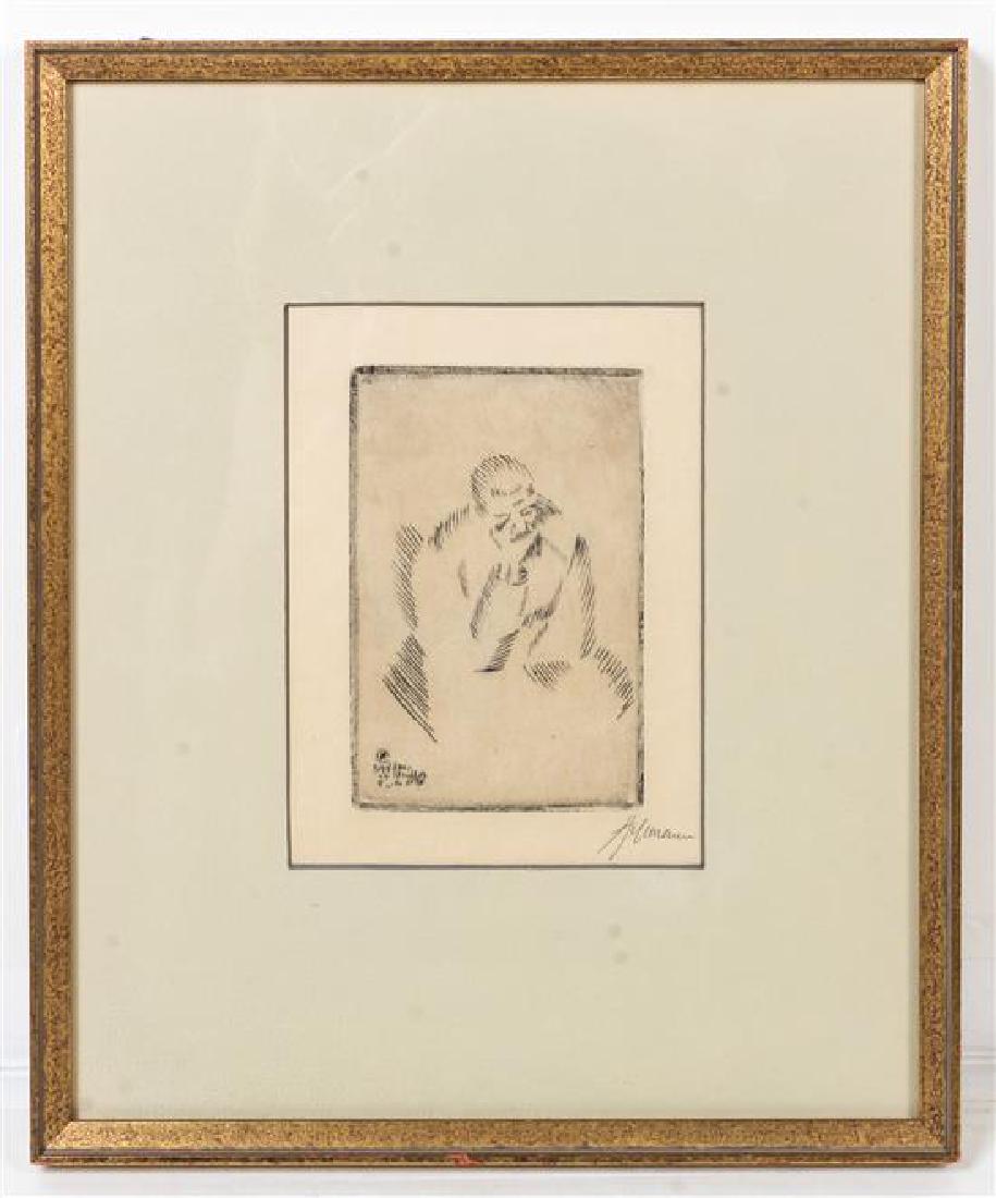 * Josef Achmann, (German, 1885-1958), Alter Mann, 1912 (1 of 1)