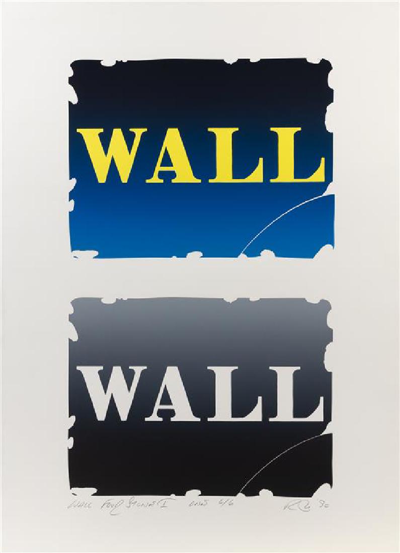 * Robert Indiana, (American, 1928-2018), Wall: Four (1 of 2)