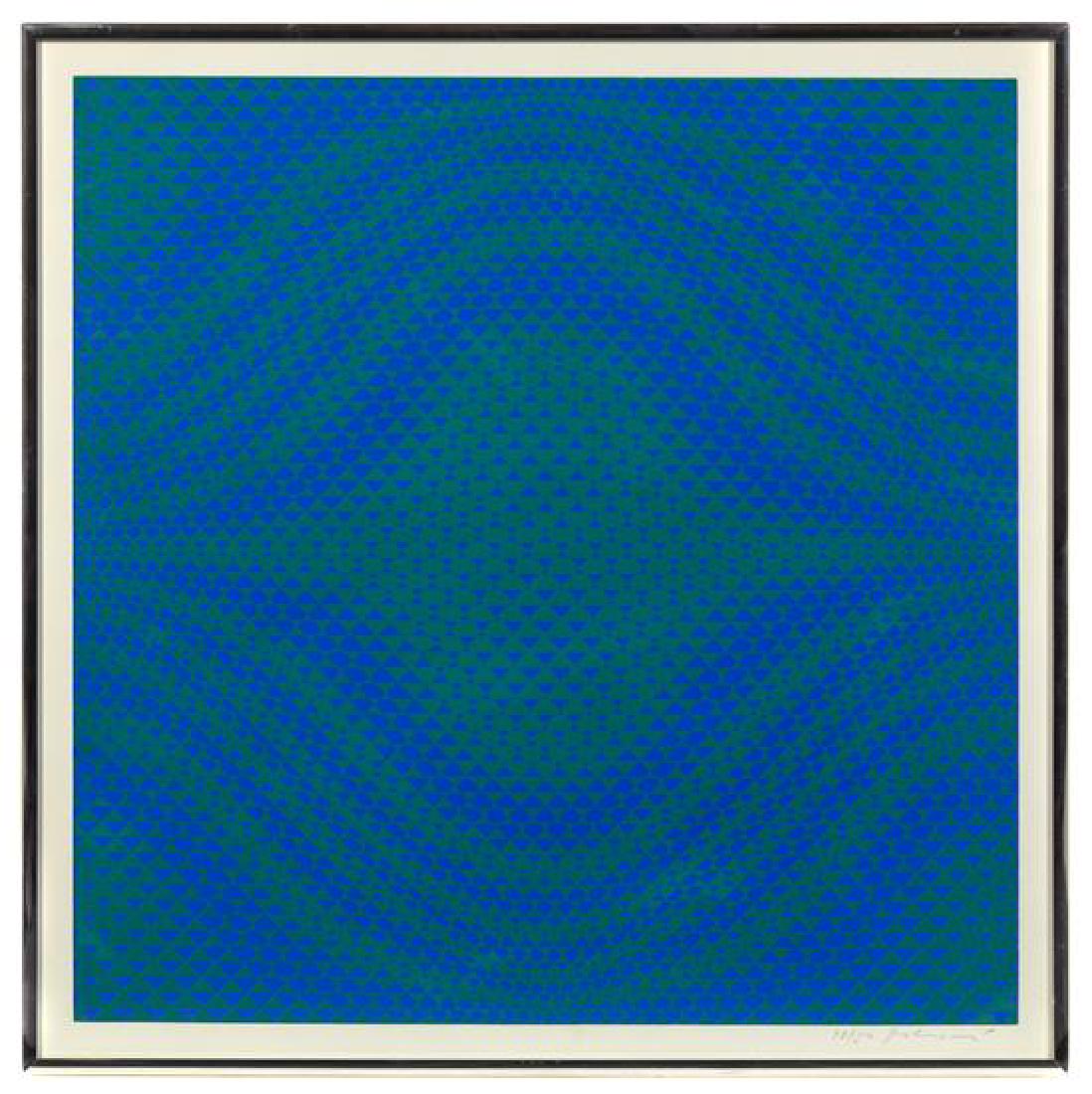 Artist Unknown, (20th century), Untitled (Blue and (1 of 2)