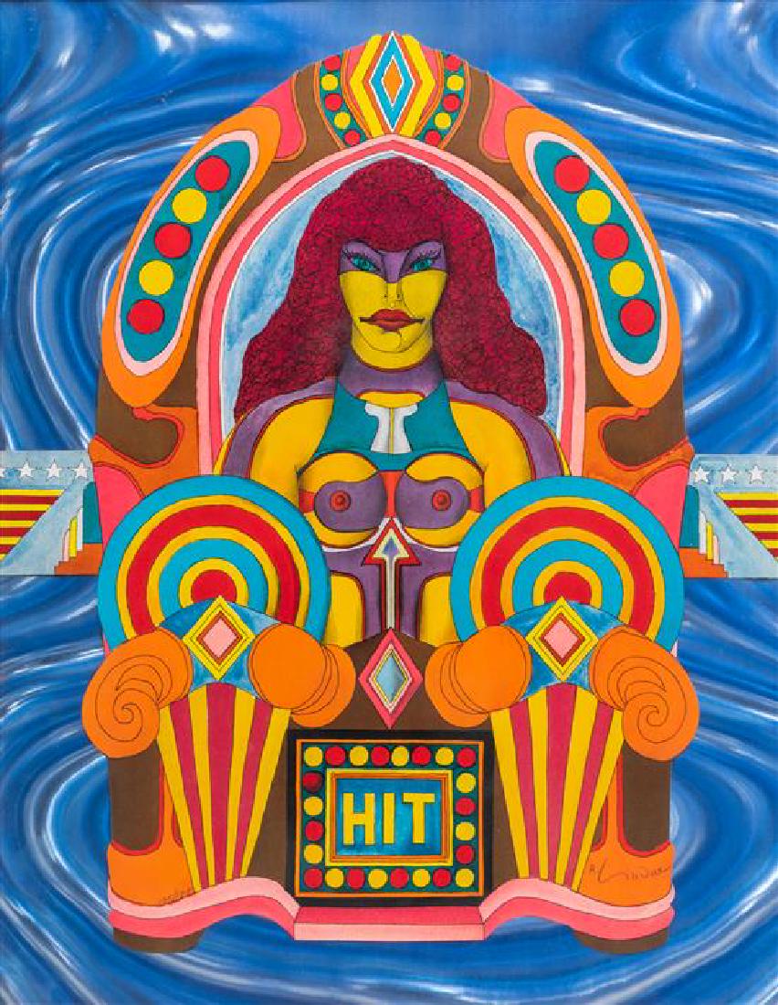 Richard Lindner, (German-American, 1901-1978), Hit and (1 of 2)