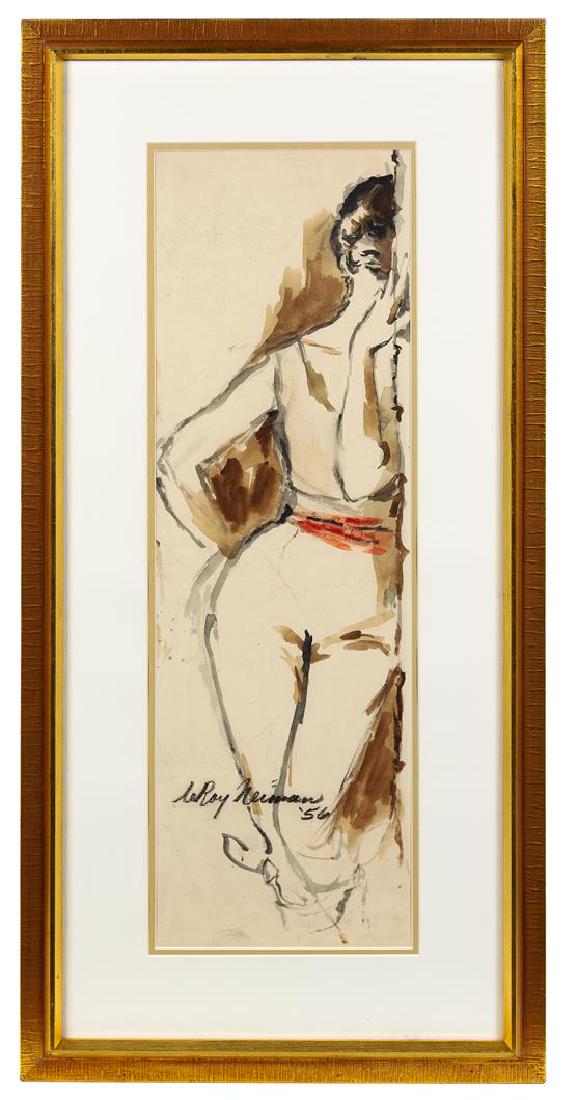 LeRoy Neiman, (American, 1921-2012), Untitled (Woman in (1 of 1)
