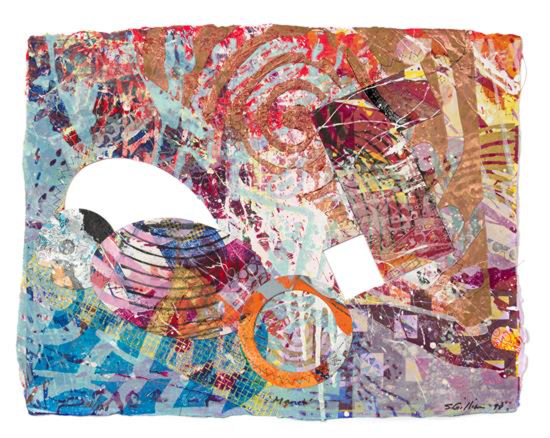 * Sam Gilliam, (American, b. 1933), Manet, 1998 (1 of 2)