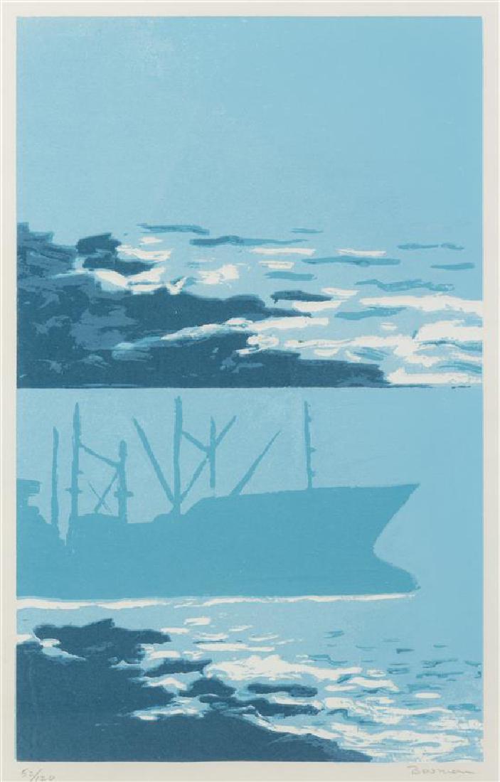 * Richard Bosman, (American, b. 1944), Aground (1 of 2)