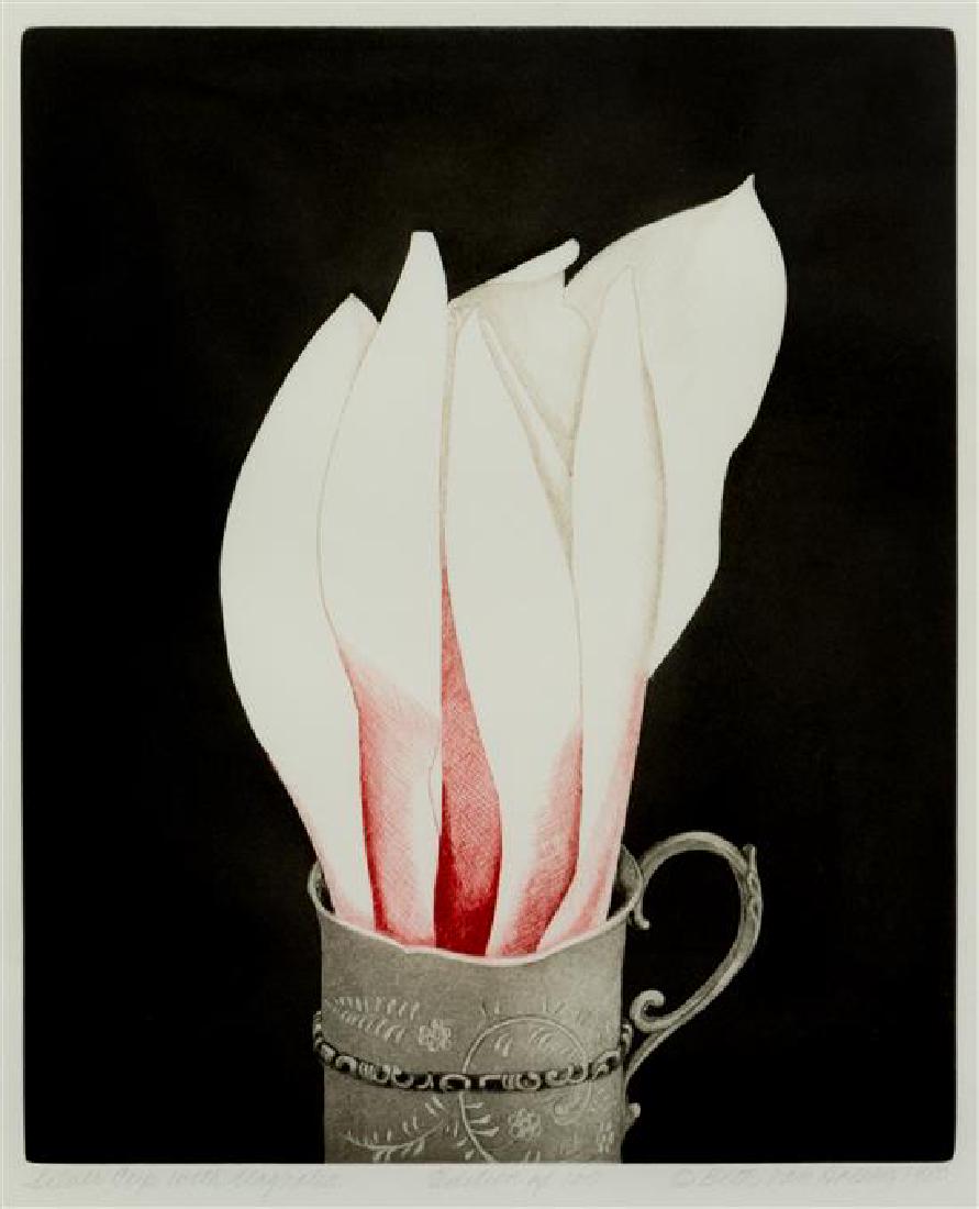 * Beth Van Hoesen, (American, b. 1926), Silver Cup with (1 of 2)