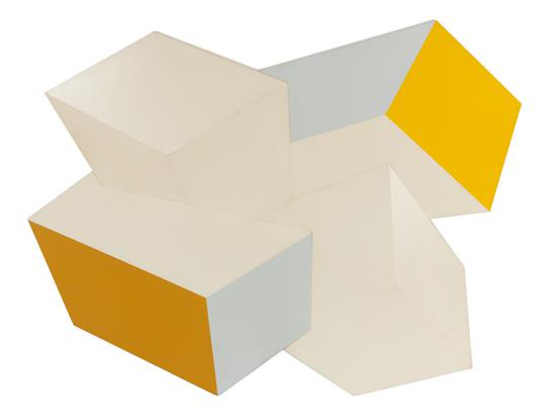 Charles Hinman, (American, b. 1932), Ochre, Grey and (1 of 1)