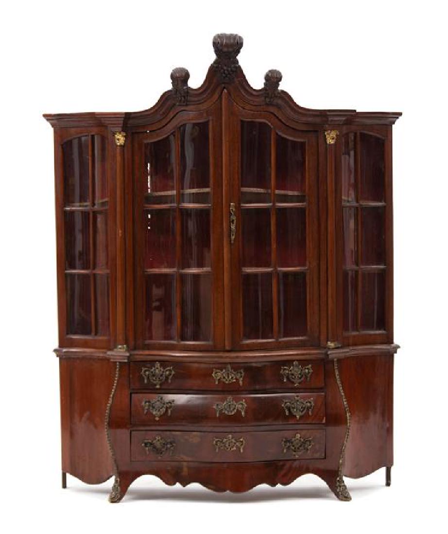 A Diminutive Dutch Bombe Cabinet Height 38 1/2 x width (1 of 1)