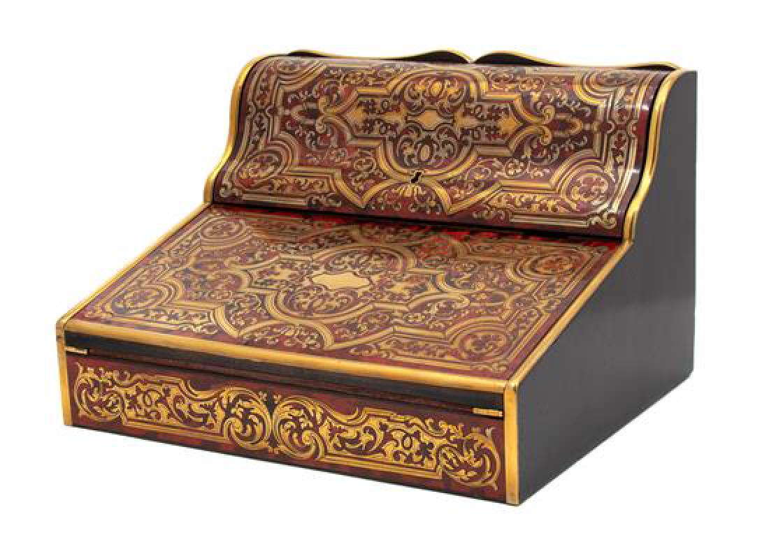 A Napoleon III Boulle Marquetry Brass Tortoiseshell Lap (1 of 4)