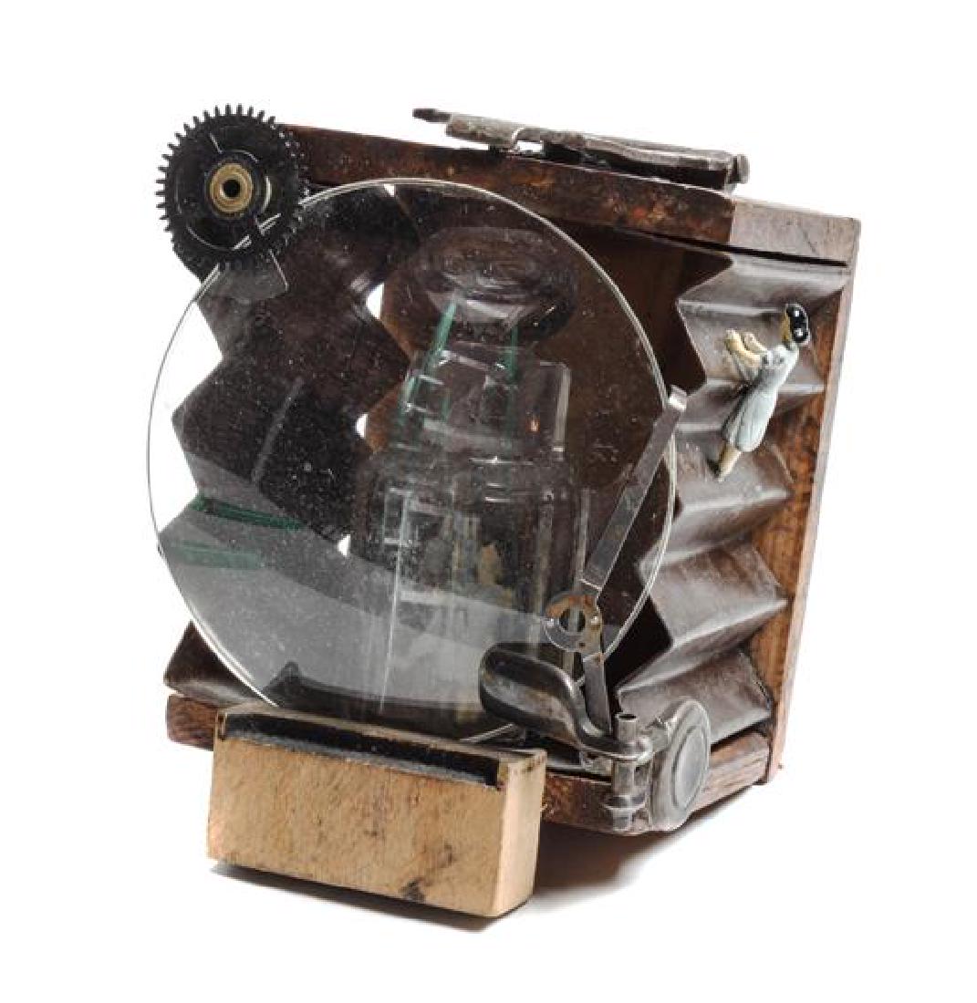Andrea Cypress Height 7 1/2 inches: Andrea Cypress (american, 20th century) mixed media sculpture, together with a similar sculpture Height 7 1/2 inches Estimate $40-60 Property from the Howard and Catherine Feldman Folk and Southwester
