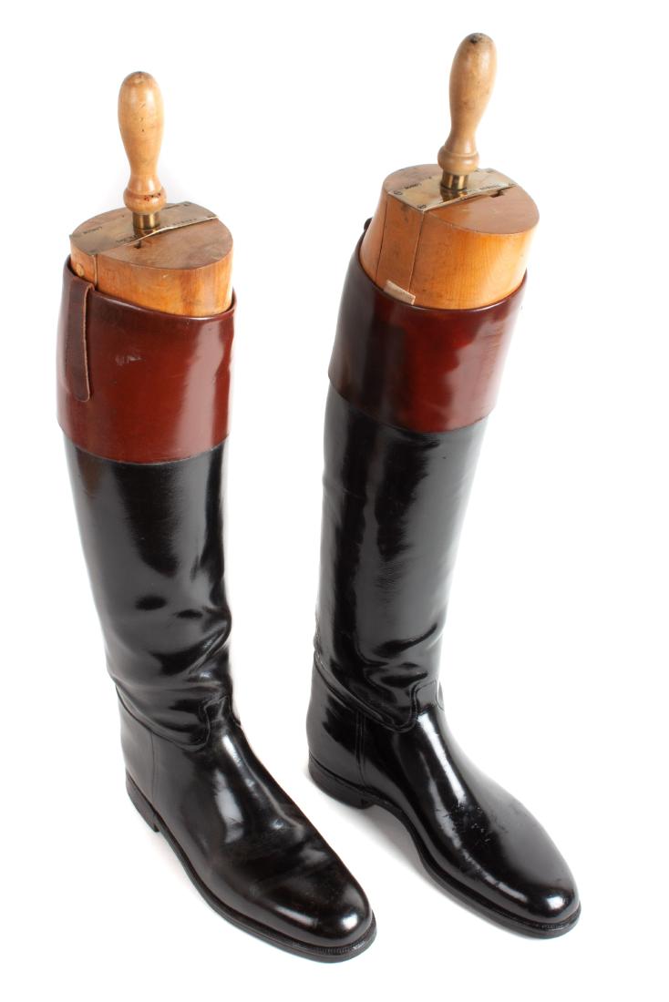 Two Pairs of Leather English Riding Boots (1 of 1)