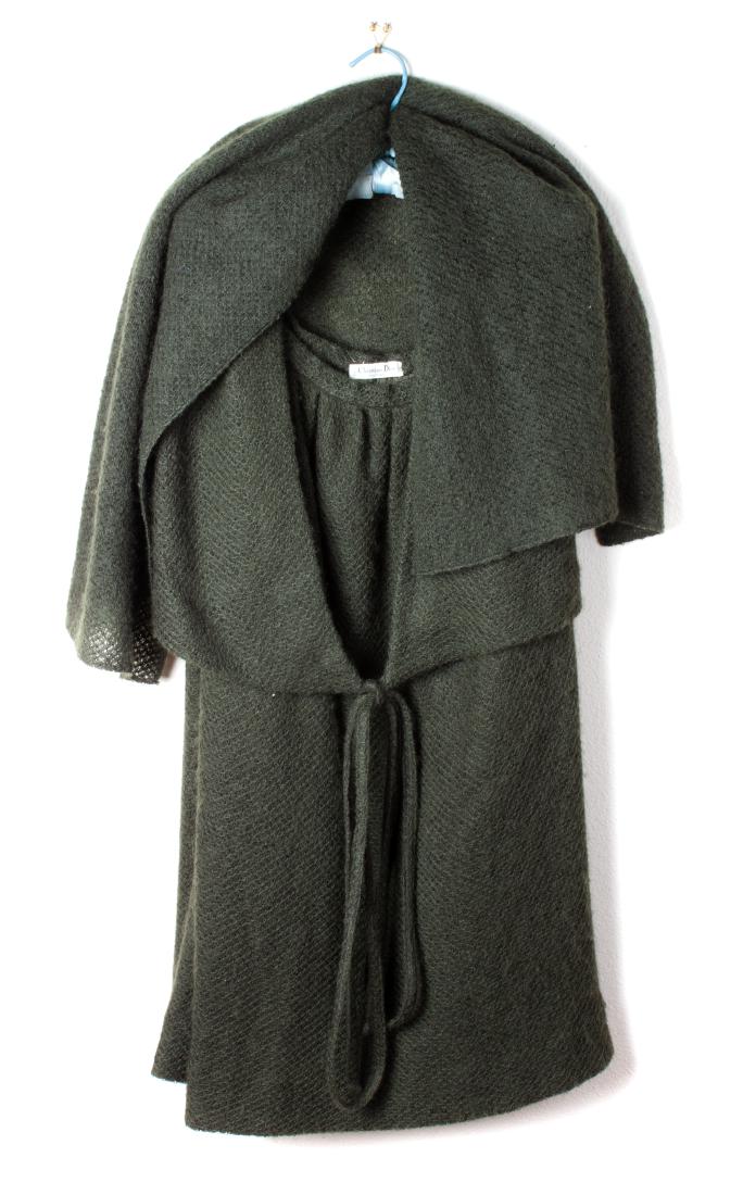 Christian Dior Green Skirt, Vest and Shawl: Christian Dior Green Skirt, Vest and Shawl Labeled: Christian Dior Boutique, Paris, Made in France Estimate $80-120 Property from the Estate of Vernon Taylor Jr., Lakewood, Colorado