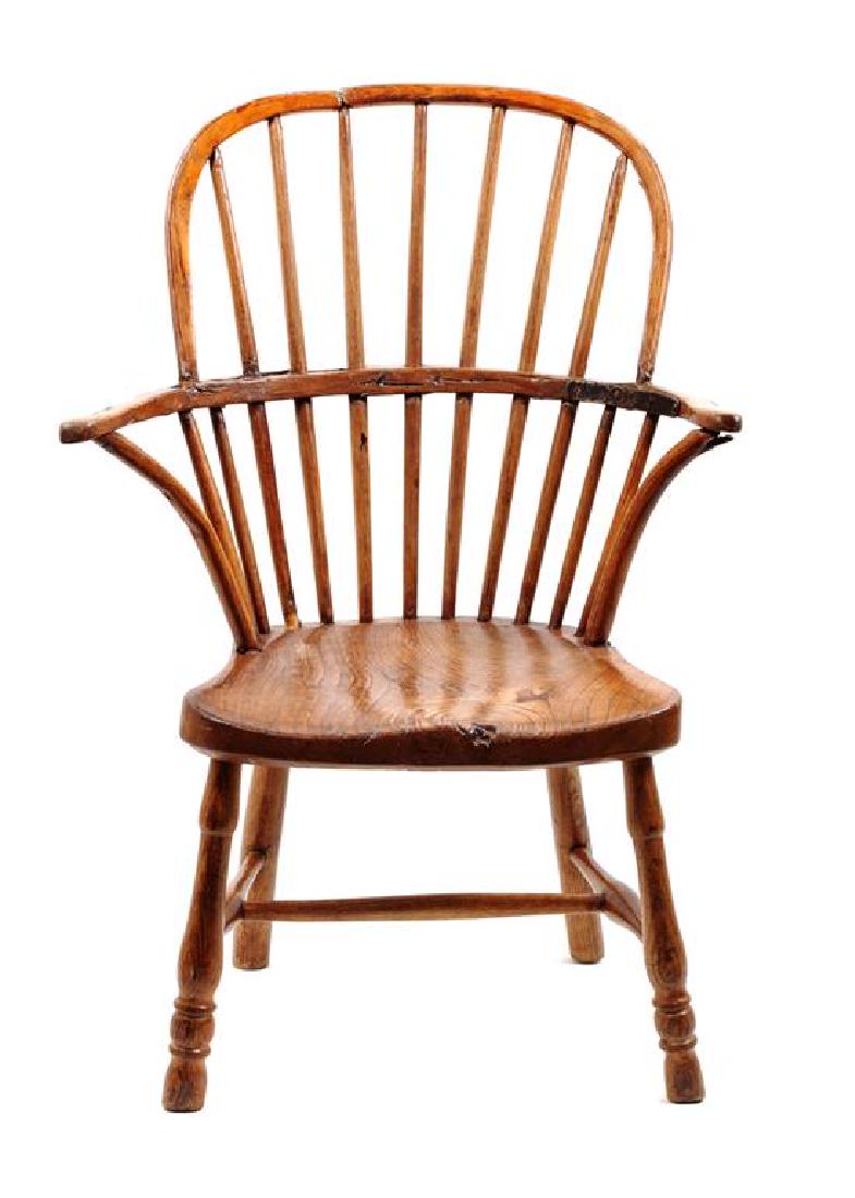 Child's Windsor Ash Arm Chair Height 24 x width 16 x (1 of 1)