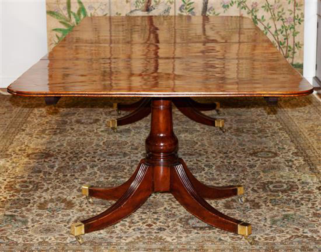 George III Mahogany Double Pedestal Dining Table Height (1 of 1)