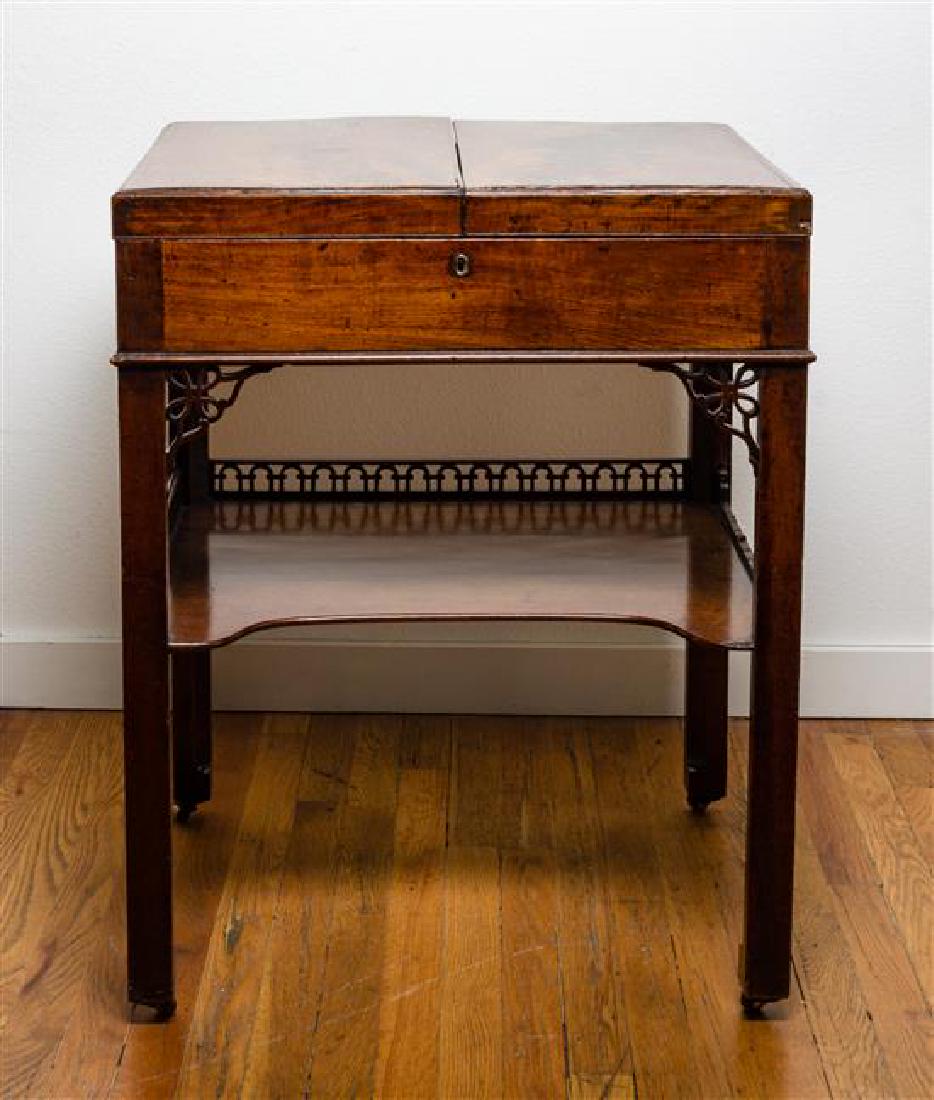George III Mahogany Dressing Table Height 29 x width 48 (1 of 1)