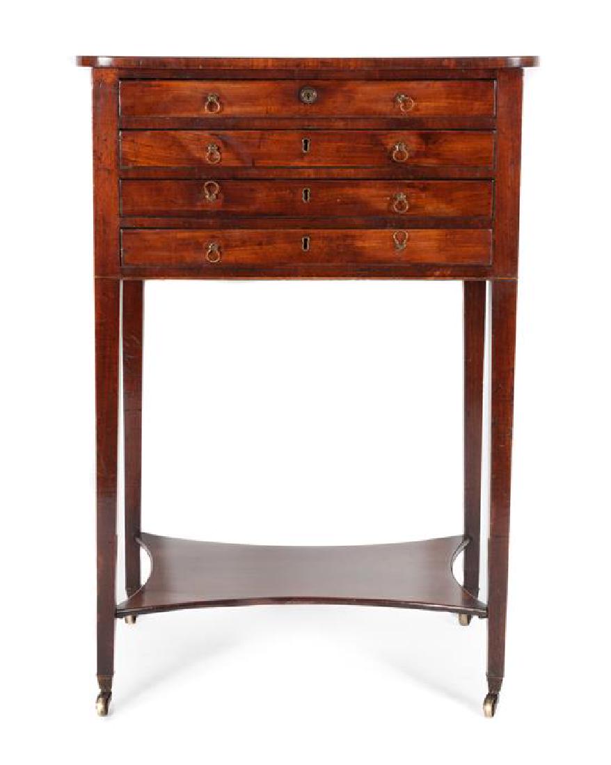 George III Silver Mahogany Silver Chest Height 35 x (1 of 1)