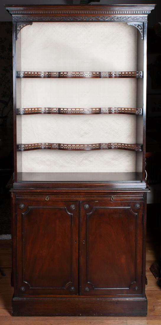 Chippendale Style Vitrine Cabinet Height 78 x width 35 (1 of 1)