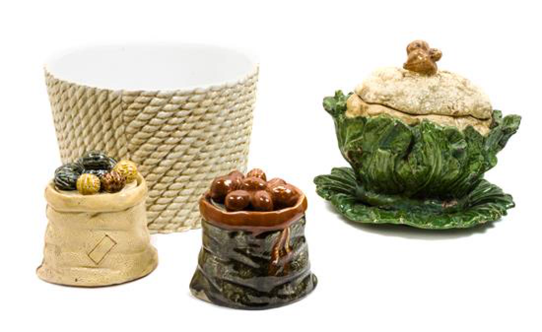 Group of Vintage Ceramic Vegetable Themed Table (1 of 1)