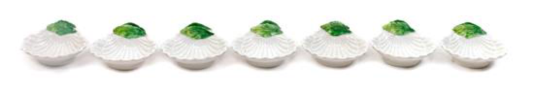 Seven Small Cabbage Form Dishes Height 1 1/4 x width 3 (1 of 1)
