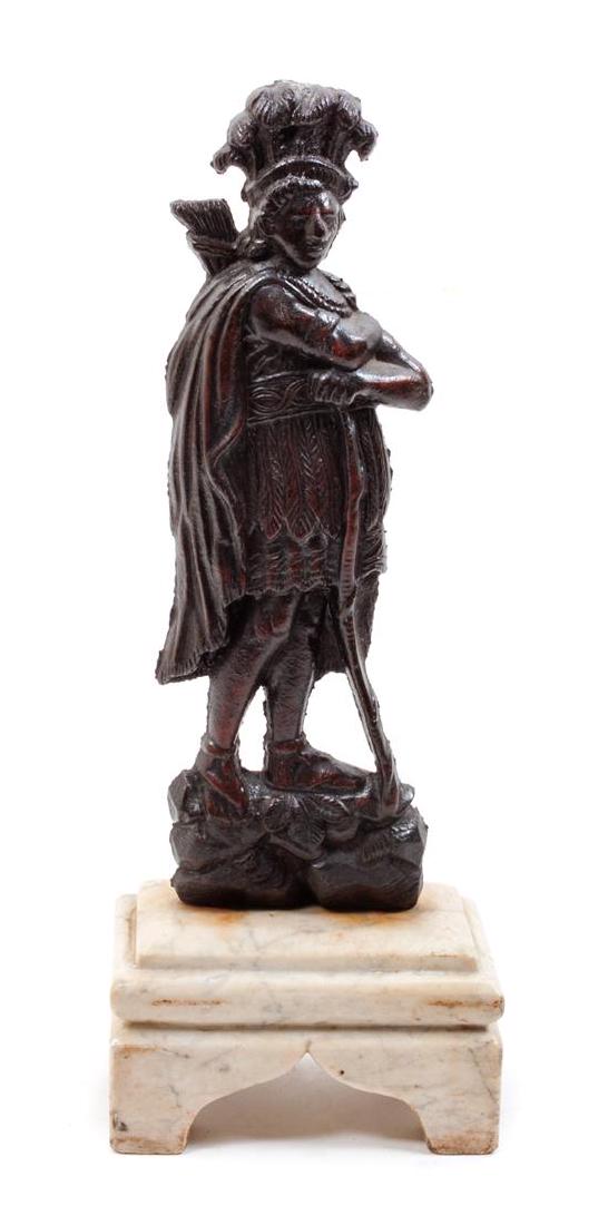 Iron and Marble Figural Door Stop Height 16 1/2 inches (1 of 1)