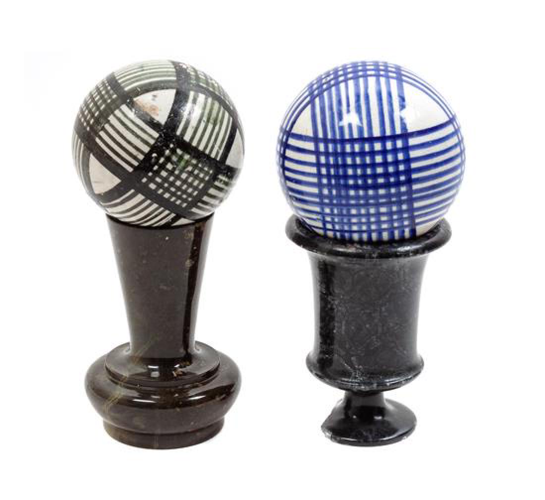 Two Decorative Objects with Stands Height of one on (1 of 1)