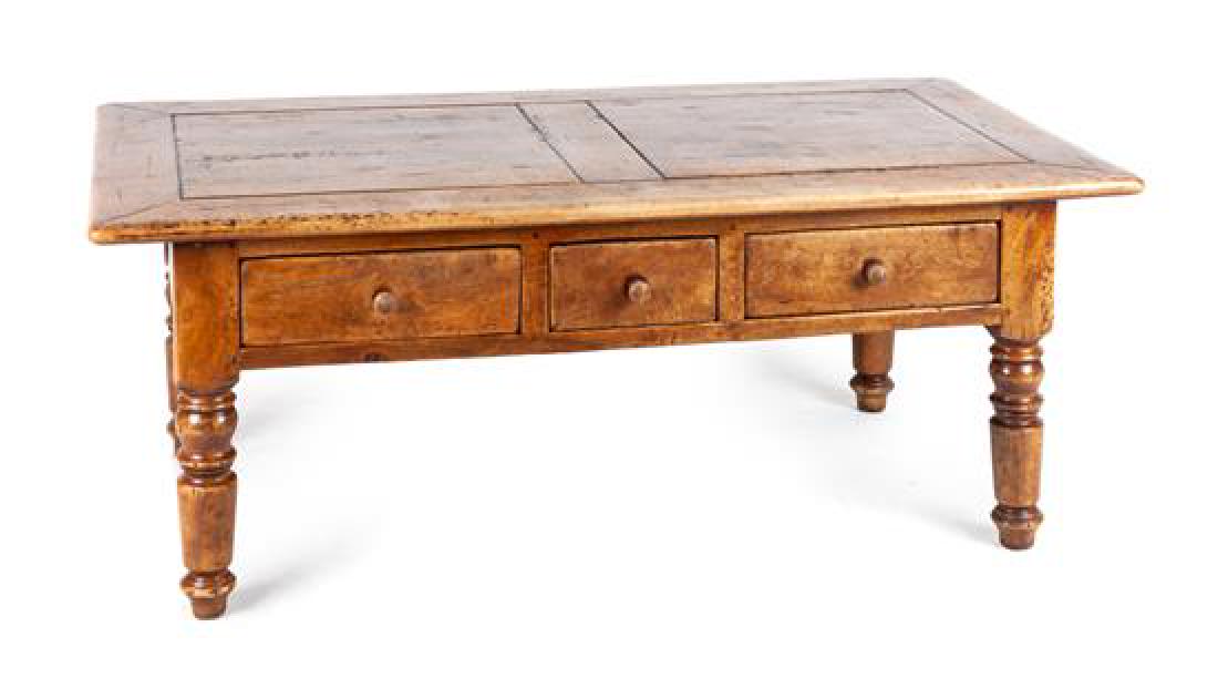 Contemporary French Provincial Style Stained Hardwood (1 of 1)