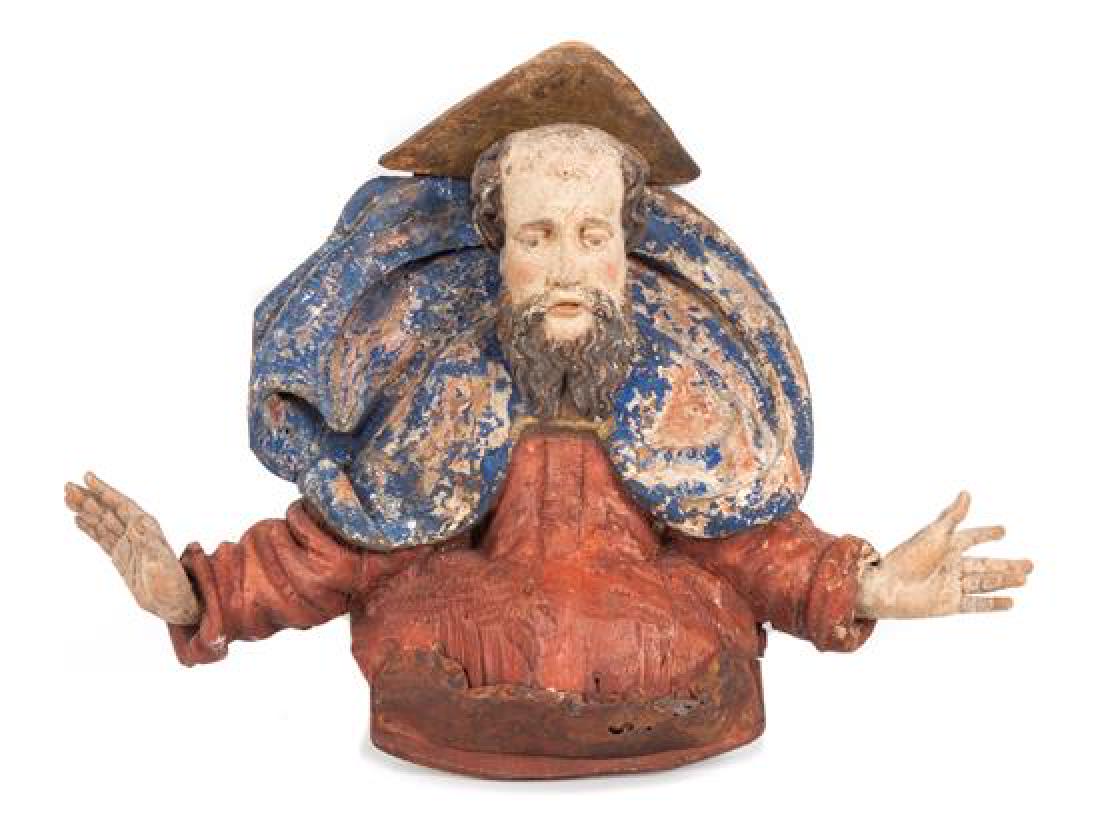Continental Baroque Polychrome Decorated Figure Height (1 of 1)
