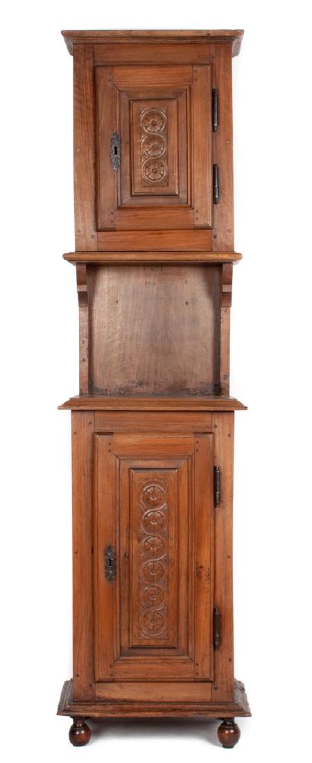 Continental Baroque Style Fruitwood Cabinet Height 76 x (1 of 1)