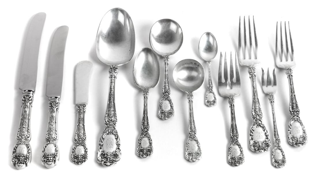 American Sterling Silver Part Flatware Service Length (1 of 1)