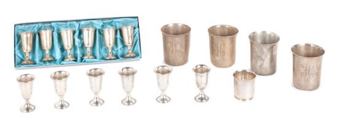 Assembled Group of American Sterling Silver Drinkware (1 of 1)