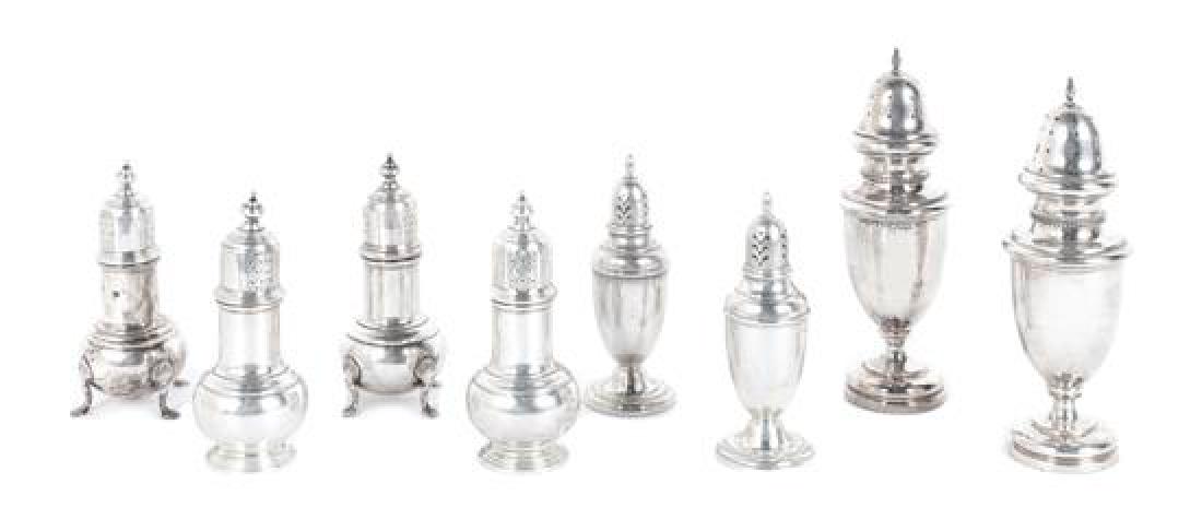 Assembled Group of American Weighted Silver Casters (1 of 1)