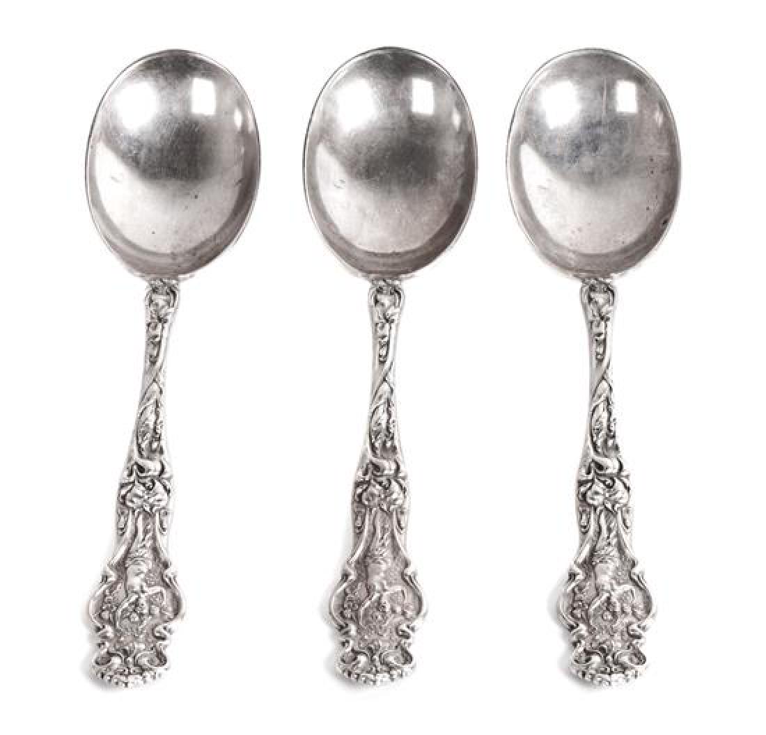 Set of Twelve American Sterling Silver Soup Spoons 7 (1 of 1)