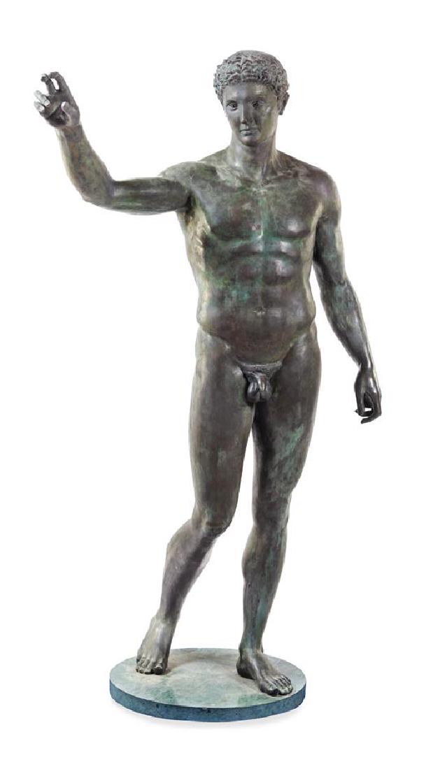 * A Monumental Bronze Figure of the Antikythera Ephebe (1 of 1)